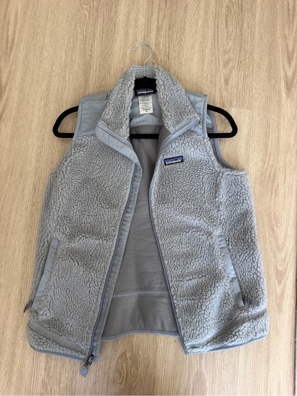 Patagonia Women’s Light Gray Fleece Vest